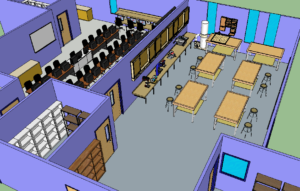 Model of Reagan's Makerspace